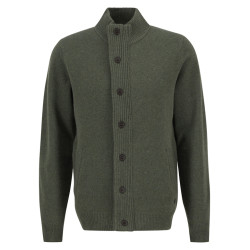 Pull cardigan vert - Barbour
